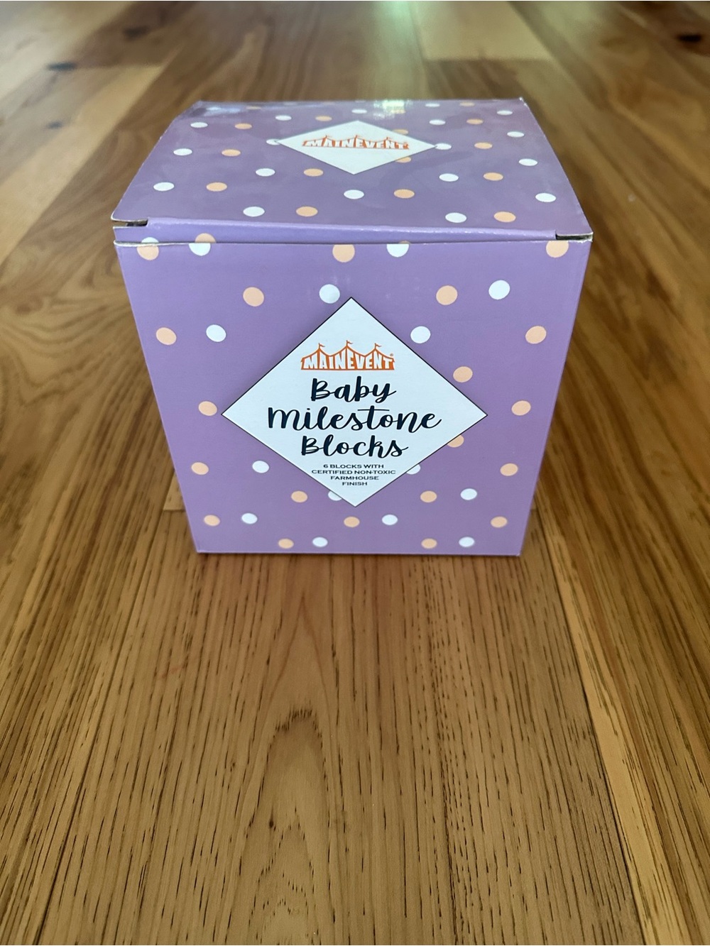 Baby Milestone Blocks - White Farmhouse Finish